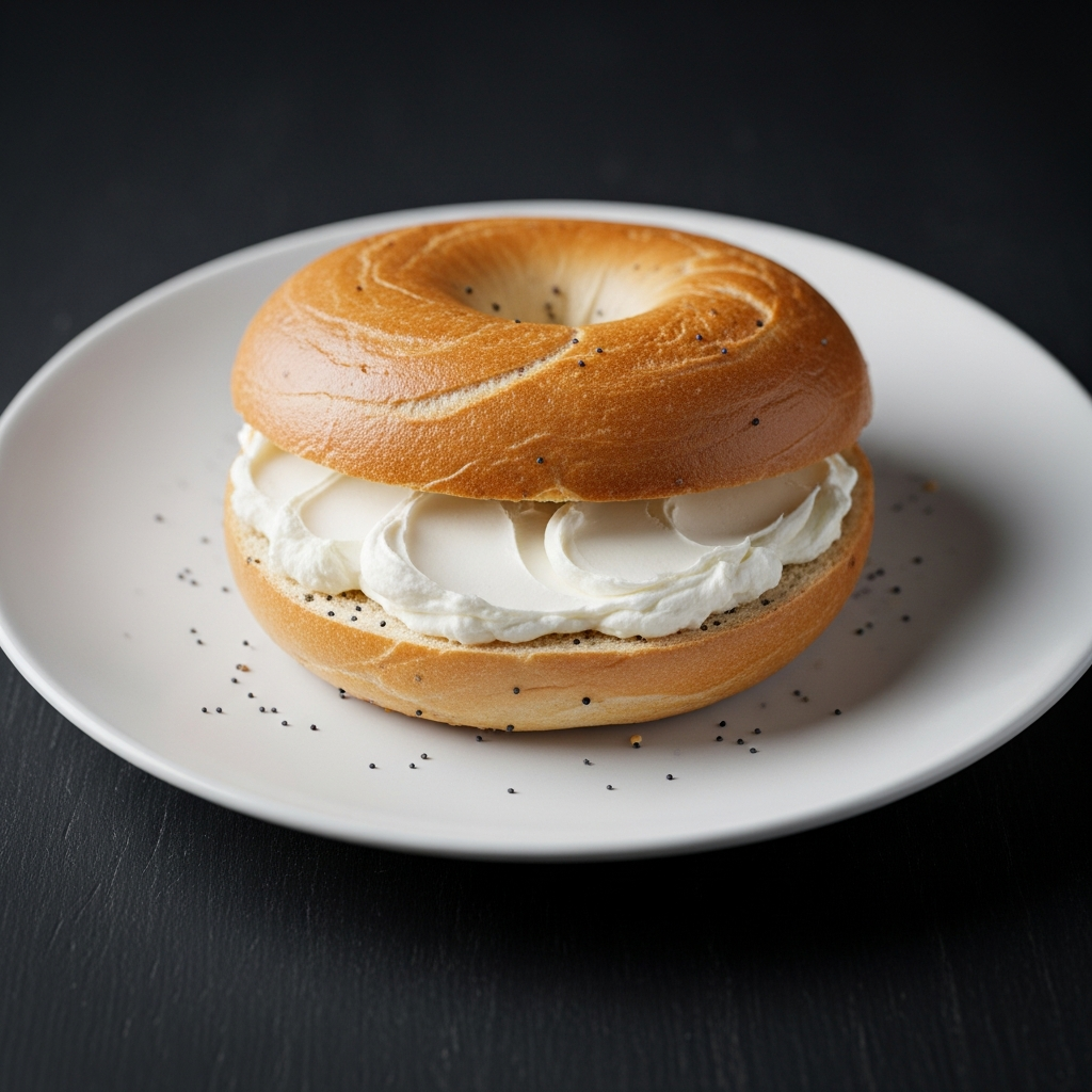 Cream cheese Bagel